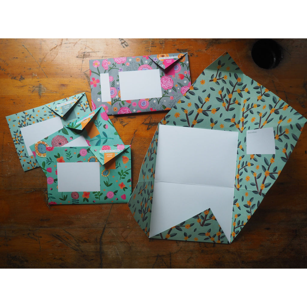 Pigeon - Correspondence Paper - 6 Sheets - Wildflower Pigeons Pack