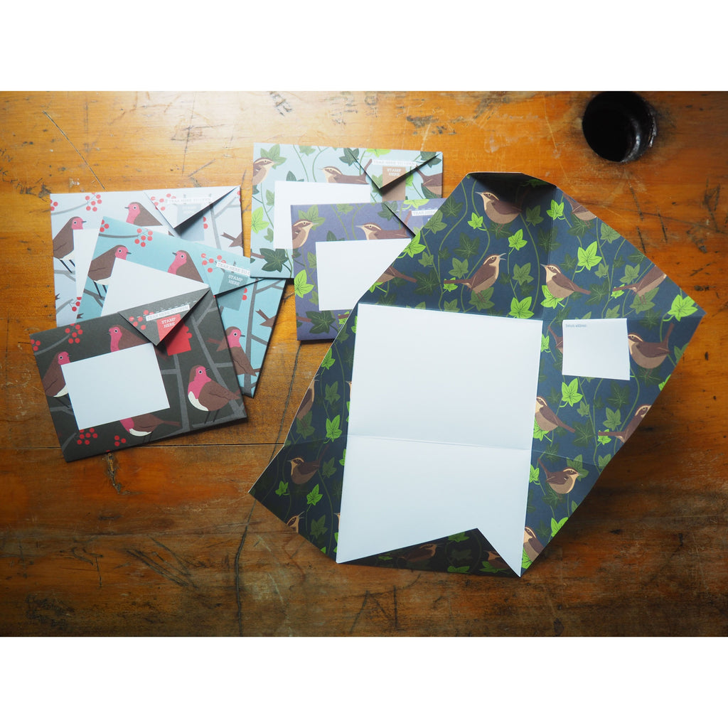 Pigeon - Correspondence Paper - 6 Sheets - Robin and Wren Pigeon Pack