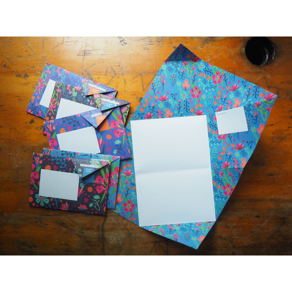 Pigeon - Correspondence Paper - 6 Sheets - Midnight Garden Pigeons Pack
