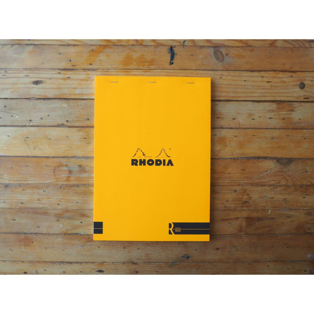 Rhodia "R" Premium Paper Blank Pad - Orange (A4)