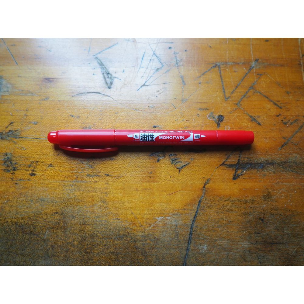 Tombow MONOTWIN Marker - Red
