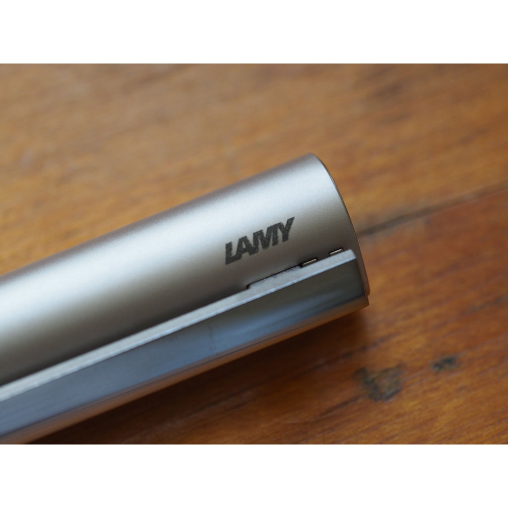 Lamy Ideos Palladium Fountain Pen - Steel