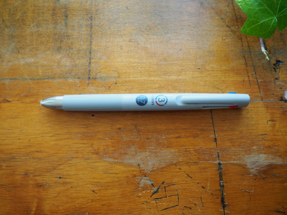 Zebra - Blen 3C 3 Color Ballpoint 0.7 - Grey (B3A88-GR)