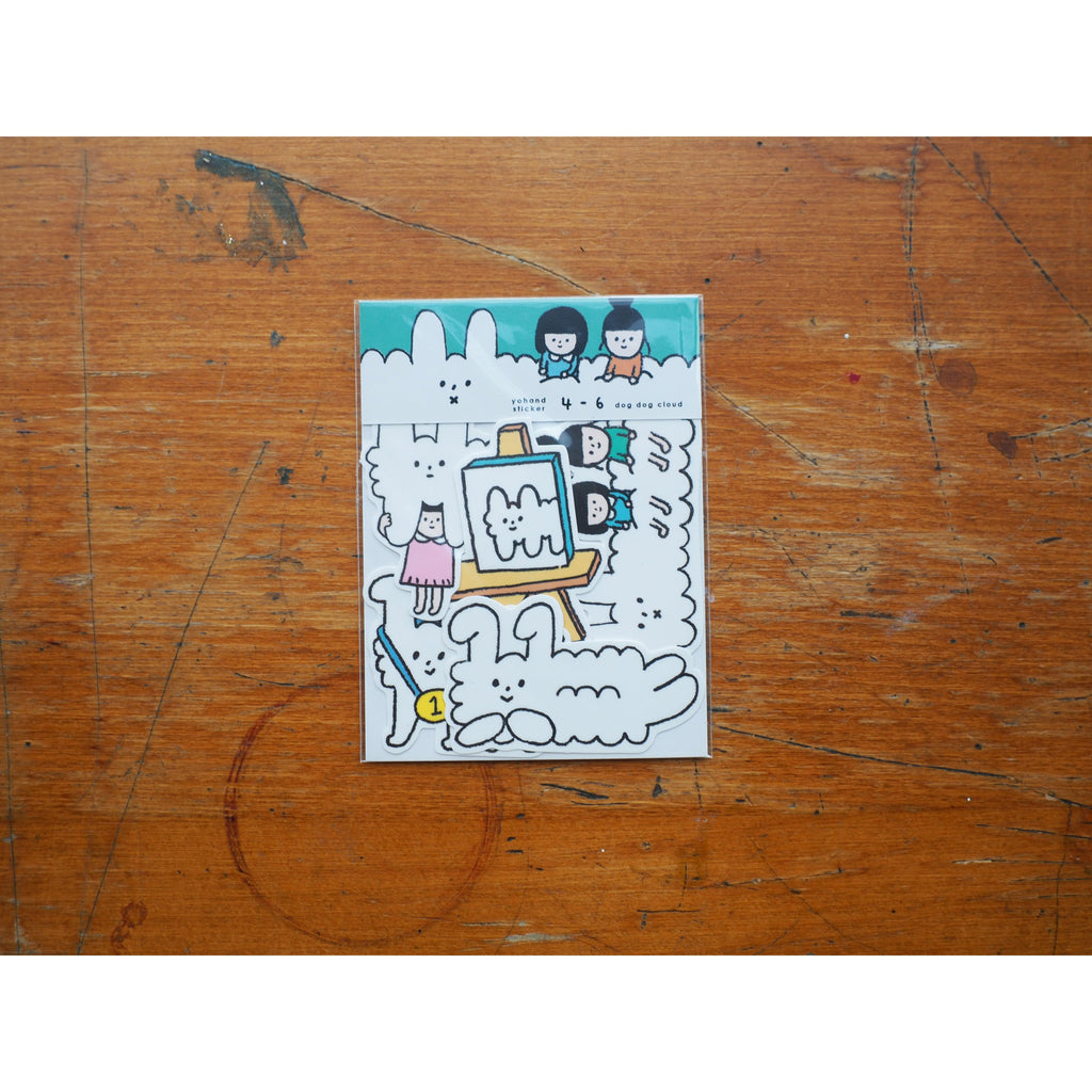 Yohand Studio Medium Sticker Set - 4-6 - Happy Dog Cloud