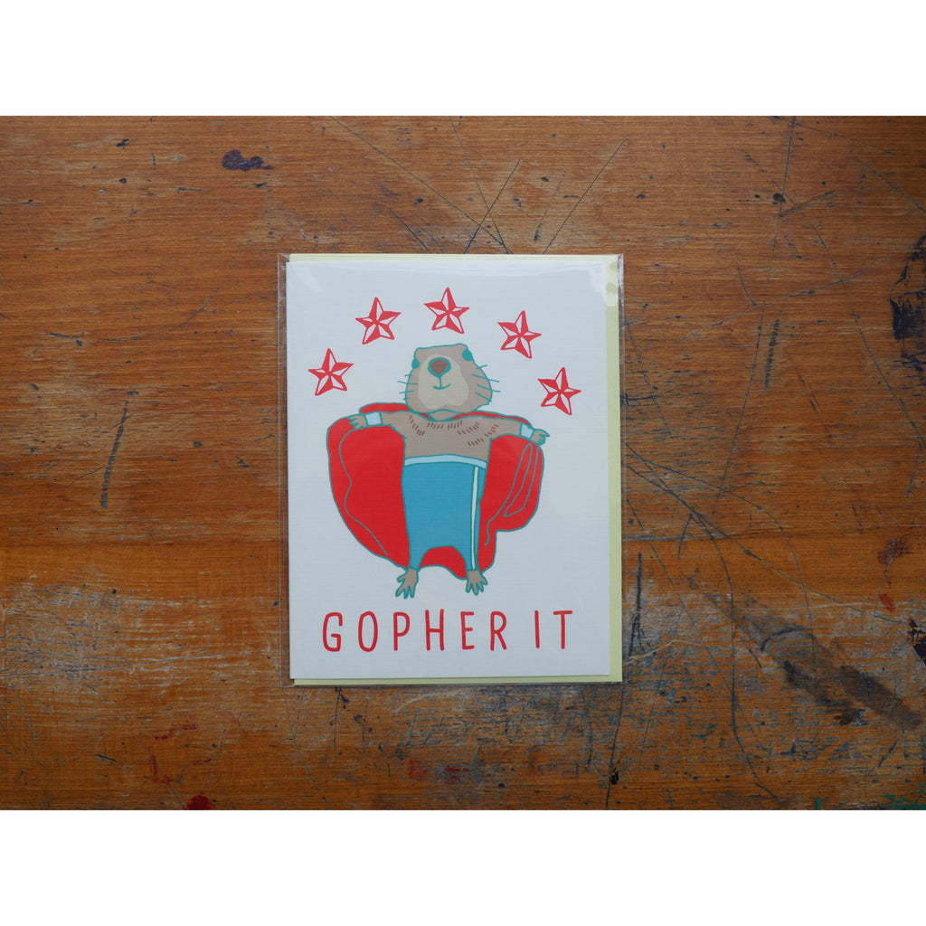 ILOOTPAPERIE - Gopher It! Ecouragement Card