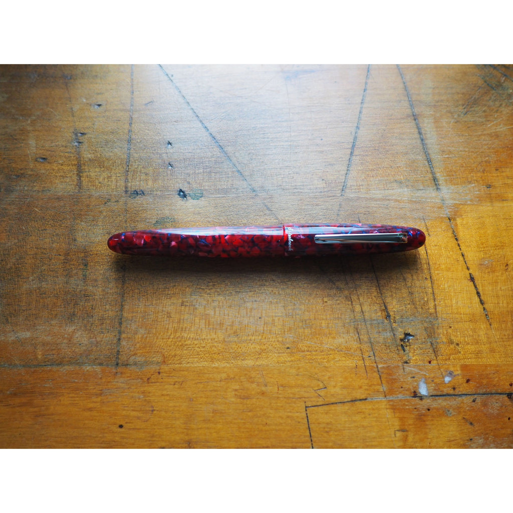 Esterbrook Estie Oversize Fountain Pen - Scarlet with Silver Trim