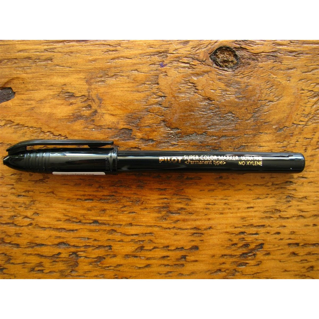Pilot Super Color Marker Pen - Ultra Fine Black