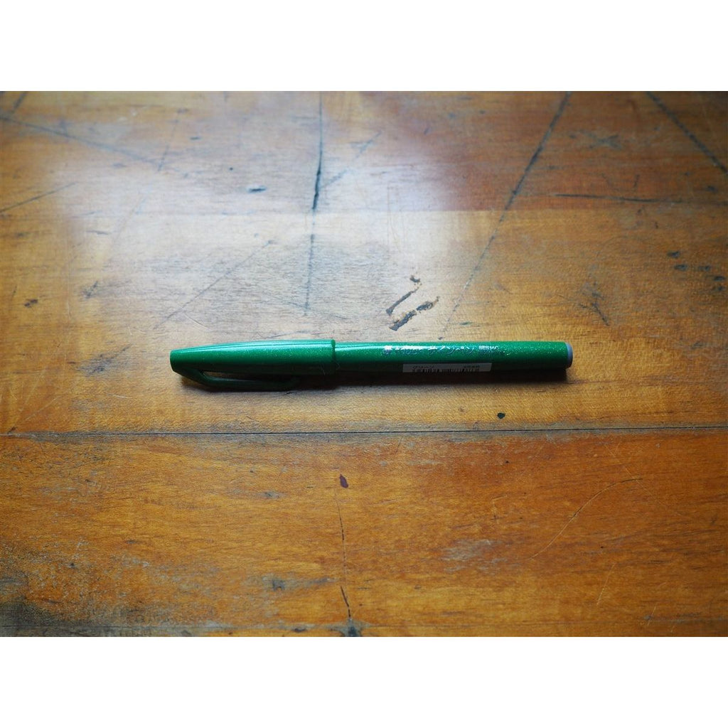 Pentel Brush Sign Pen - Green