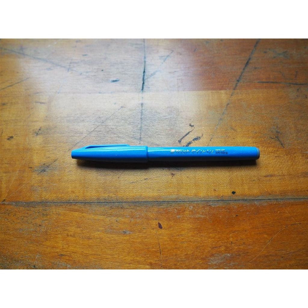Pentel Brush Sign Pen - Sky Blue