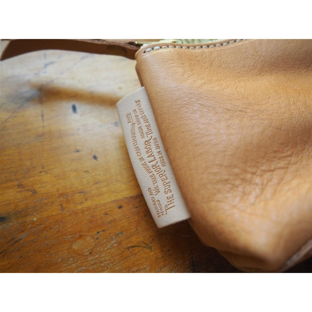 The Superior Labor Small Leather Pouch - Natural
