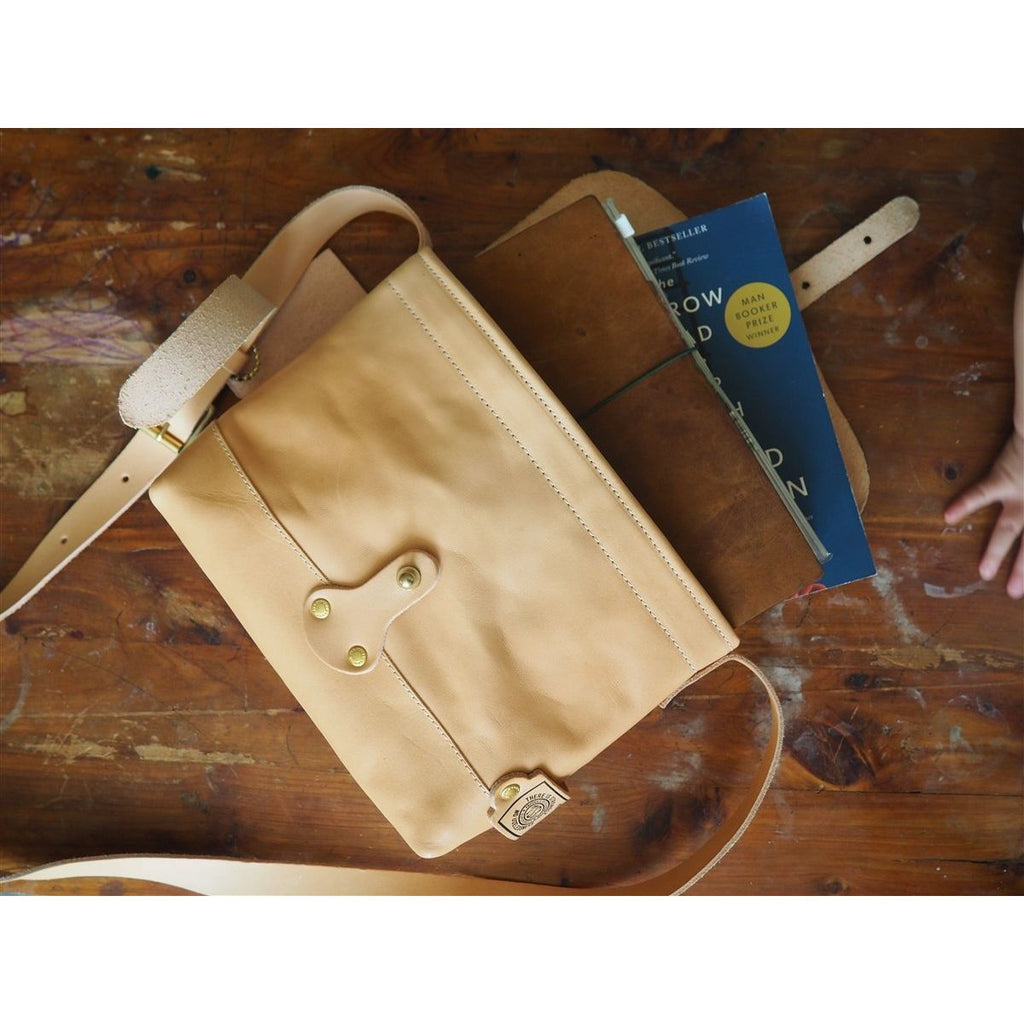 The Superior Labor Leather Small Shoulder Bag - Natural