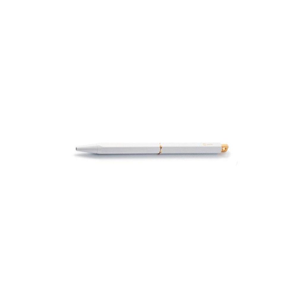YSTUDIO Classic Resolve Portable Ballpoint Pen - White