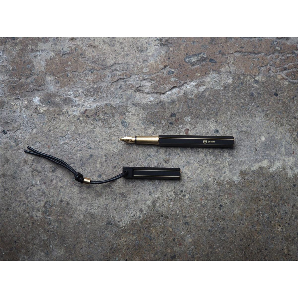 YSTUDIO Classic Resolve Portable Fountain Pen - Black