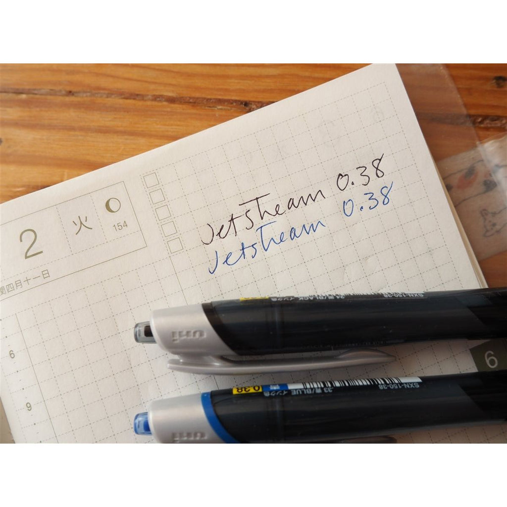 Uni Jetstream 0.38 Ballpoint Pen - Blue
