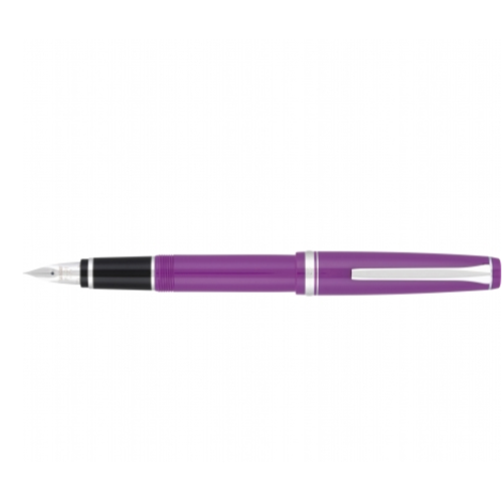 Pilot Falcon Resin Fountain Pen - Purple with Silver Trim
