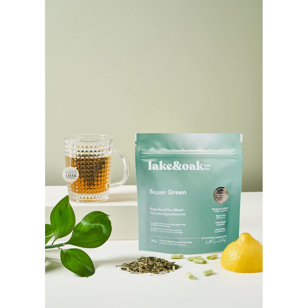 Lake & Oak Tea Co. - Super Green - Superfood Tea