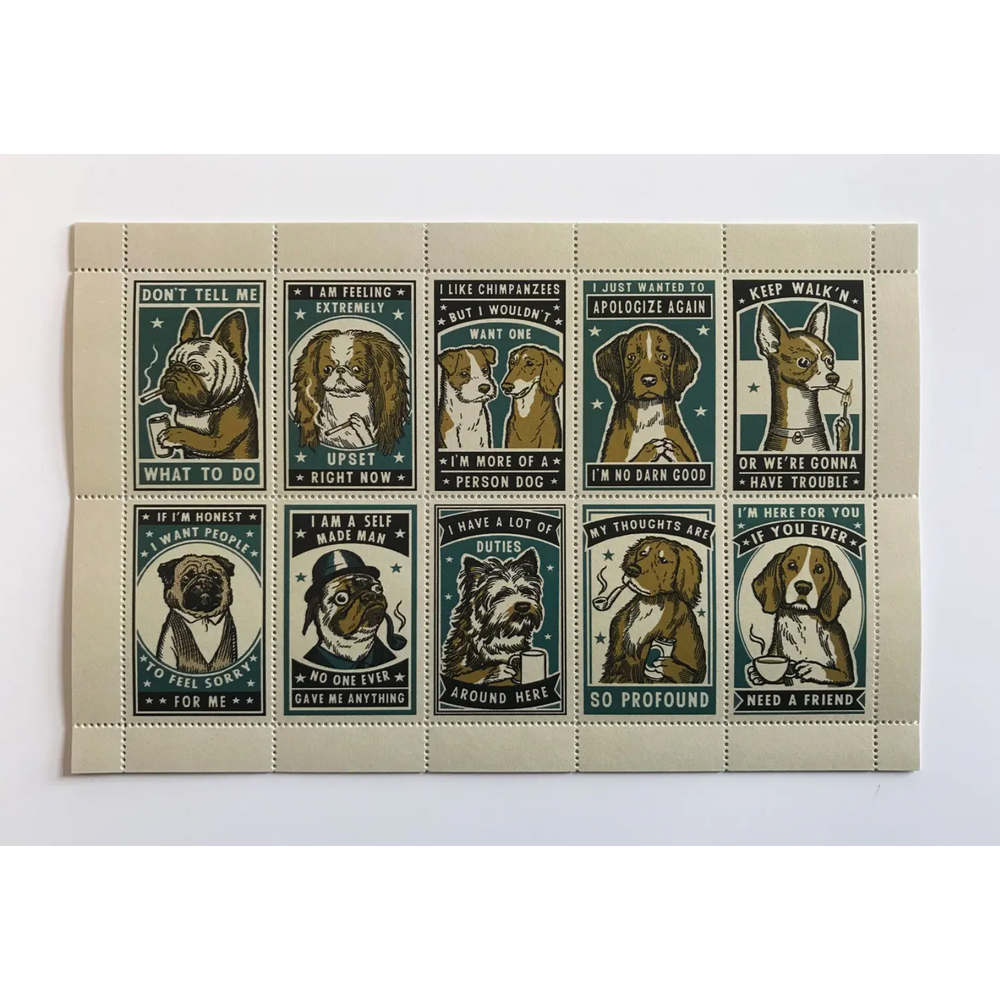 The Portland Stamp Company - Attitude Dogs Lick & Stick Stamps