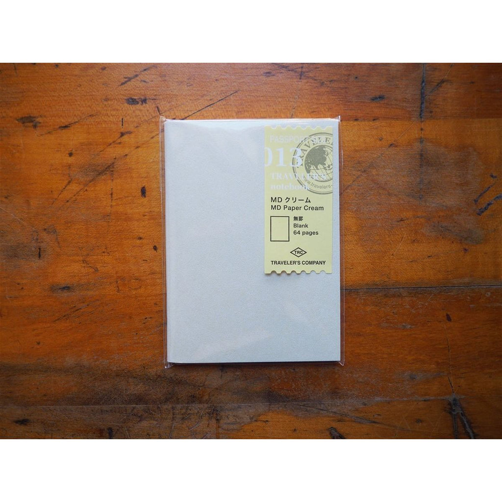 Traveler's Notebook Passport Size Refill - 013 Cream