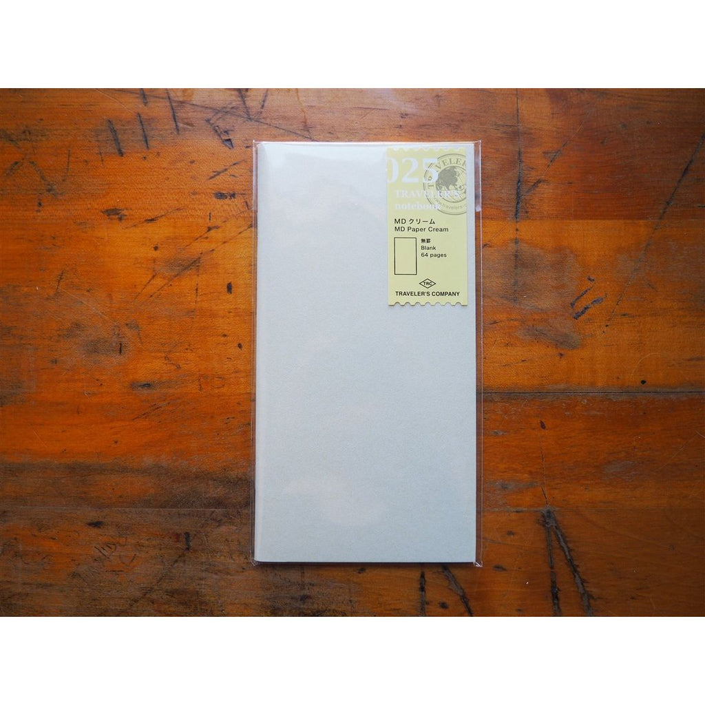 Traveler's Notebook Regular Size Refill - 025 Cream