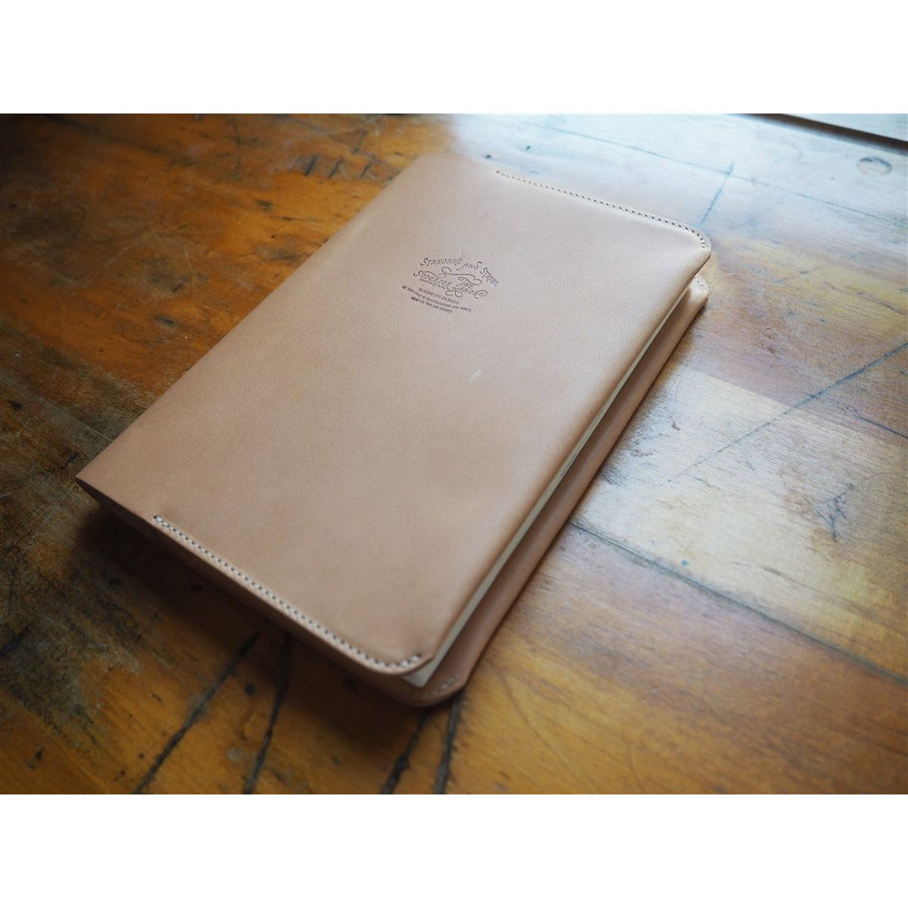 <center>The Superior Labor A5 Notebook Leather Cover - Natural</center>