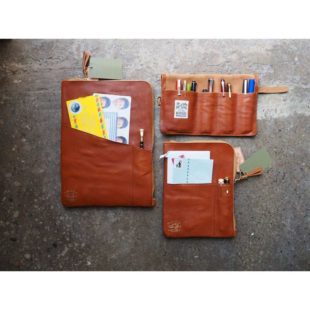 The Superior Labor Leather Portfolio - Light Brown (A5)