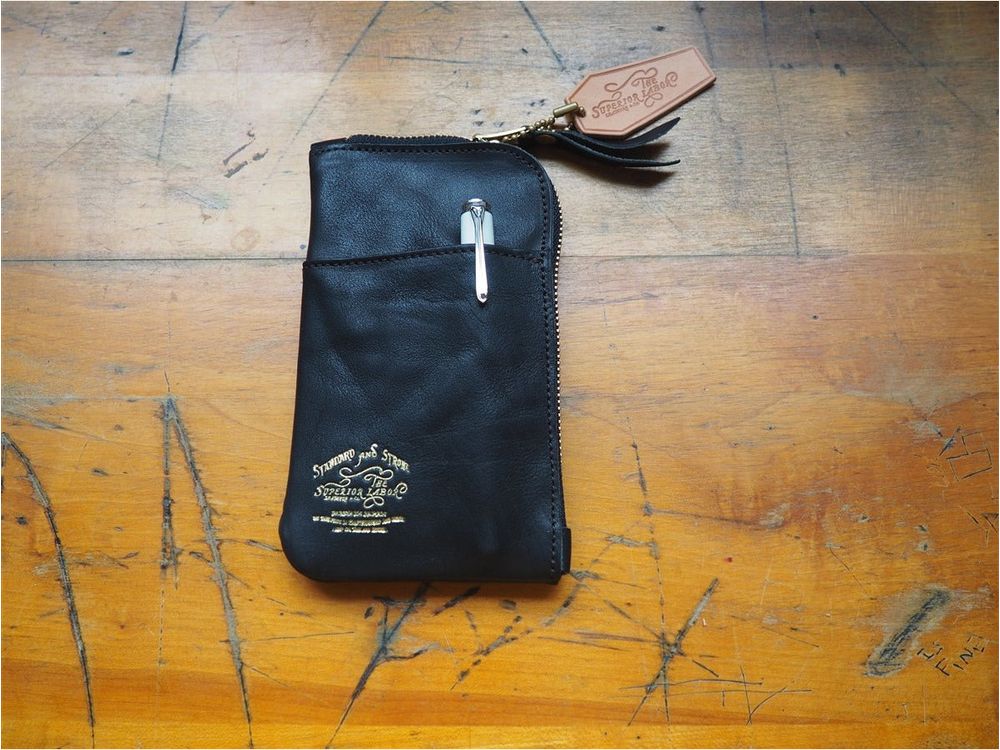 The Superior Labor Leather Pen and Wallet Case - Black – Wonder Pens