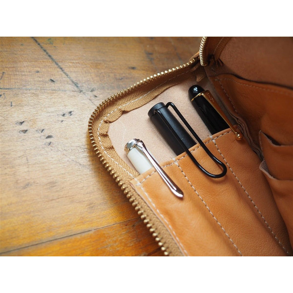The Superior Labor Leather Pen and Wallet Case - Natural