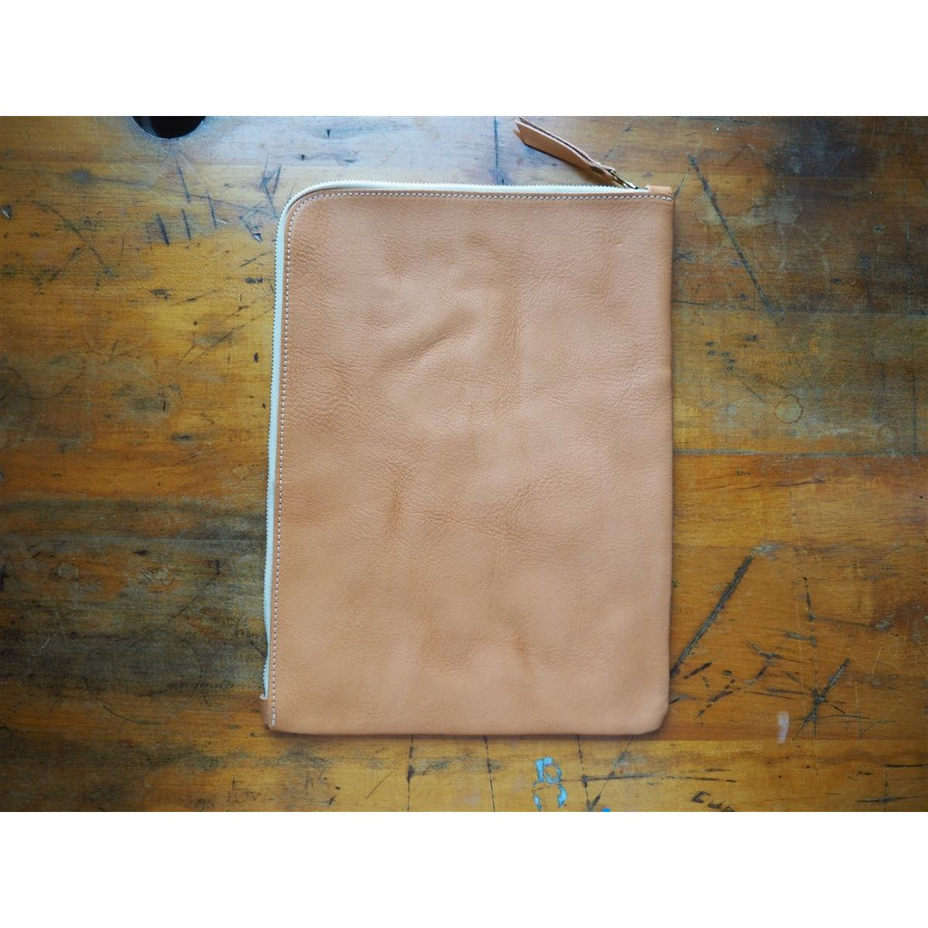 The Superior Labor  Leather Portfolio - Natural (A4)