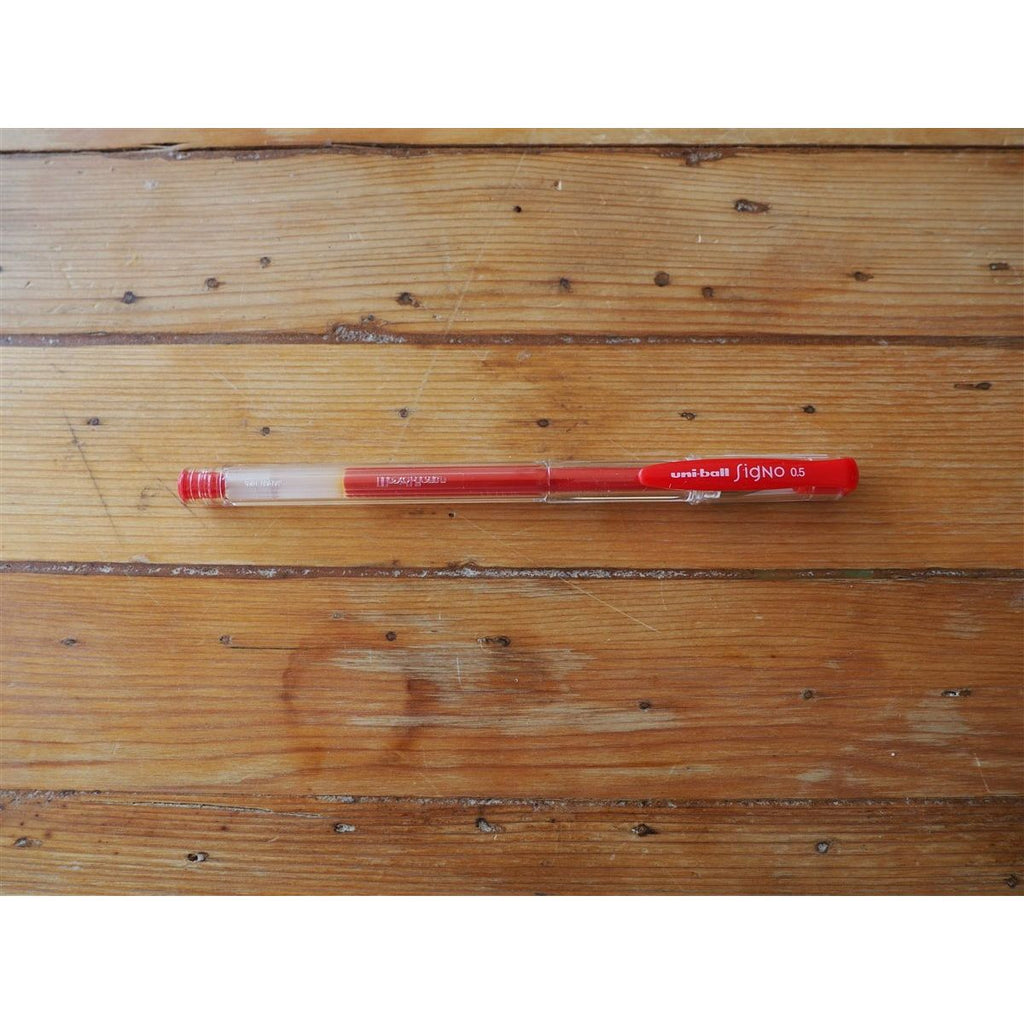 Uni-ball Signo UM-100 Gel Pen - Red