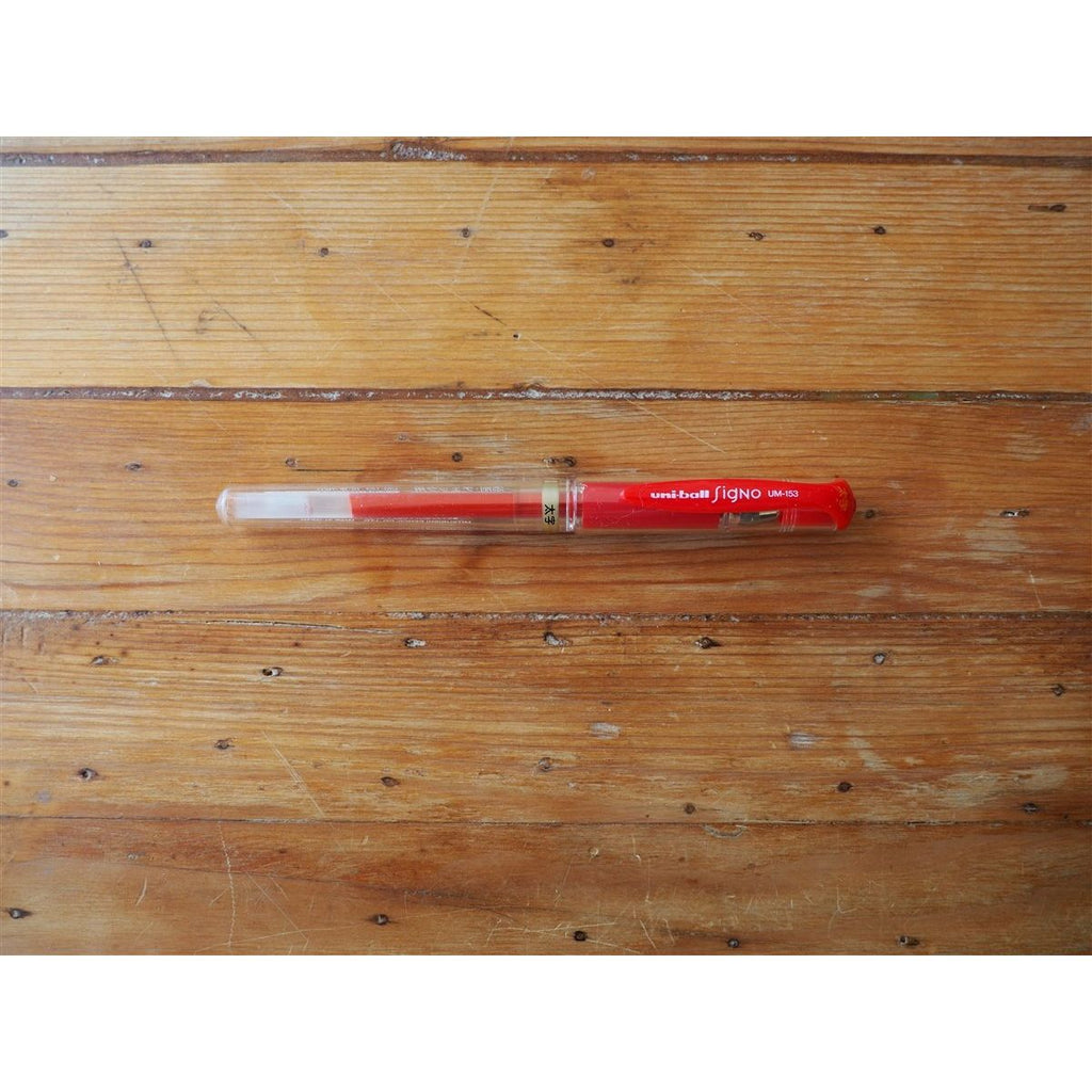 Uni-ball Signo UM-153 Gel Pen - Red