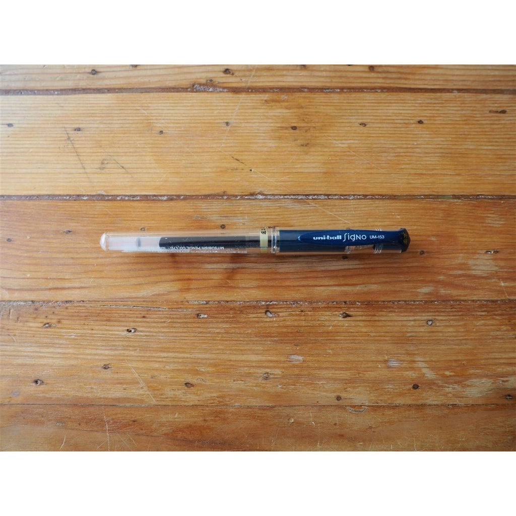 Uni-ball Signo UM-153 Gel Pen - Blue-Black