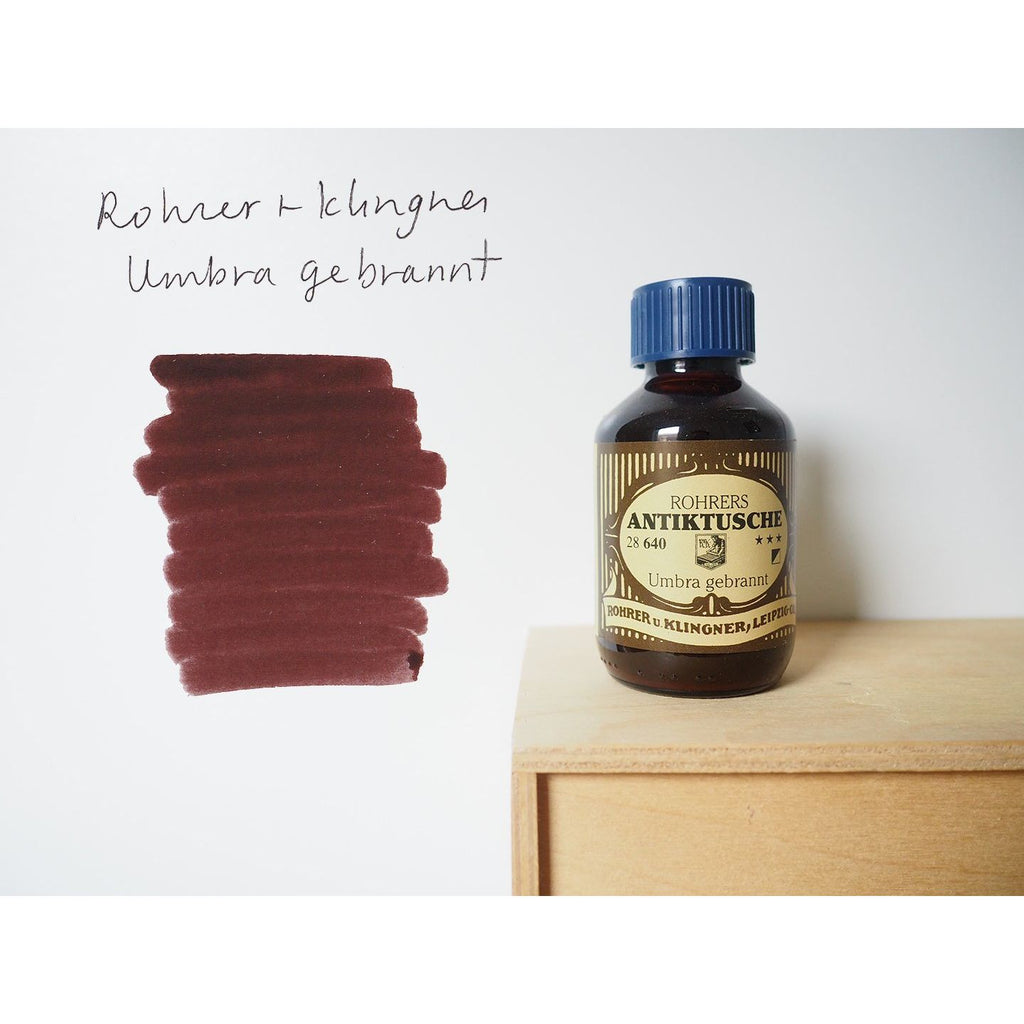 Rohrer & Klingner Traditional Ink (100mL) - Umbra gebrannt