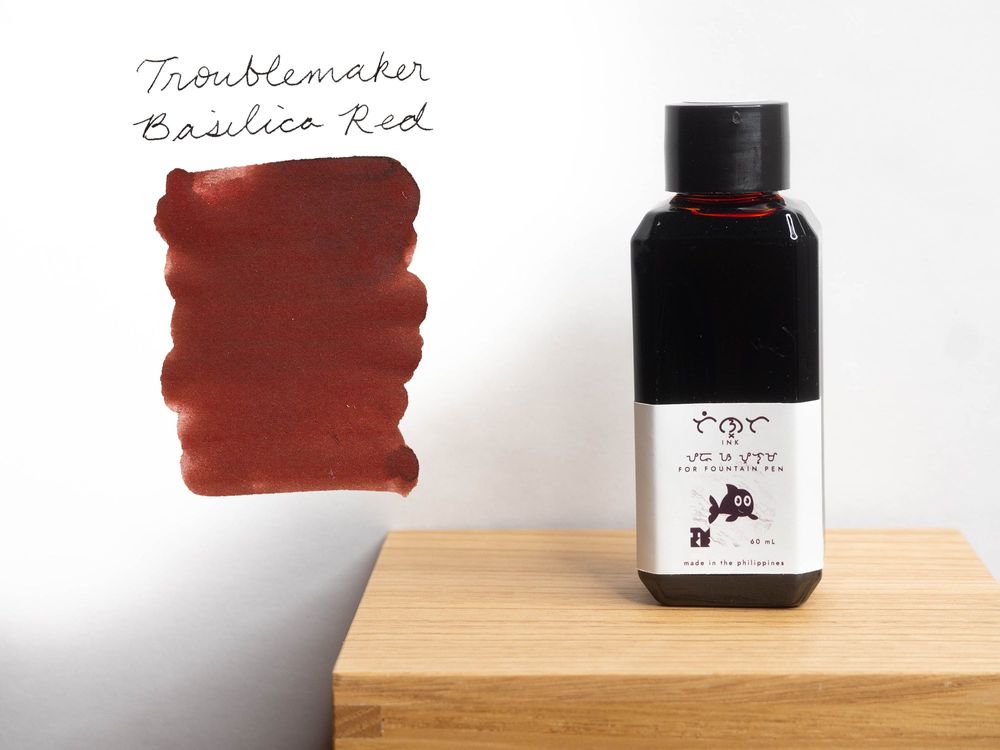 Troublemaker Inks - Fountain Pen Standard Ink (60mL) - Basilica Red ...