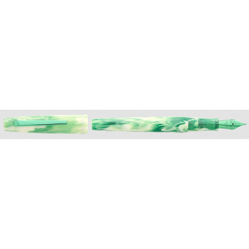 Esterbrook Premium Camden Fountain Pen - Northern Lights - Icelandic Green