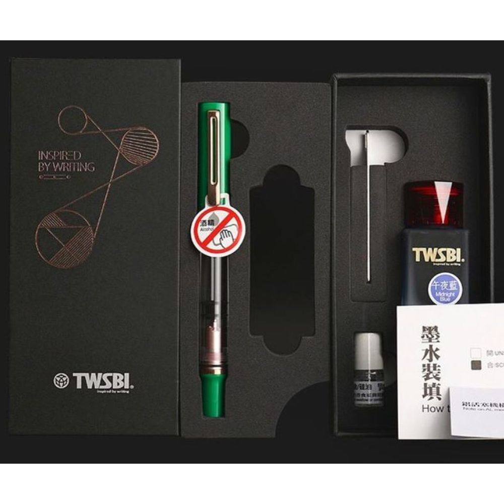 TWSBI ECO-T Fountain Pen Set - Royal Jade