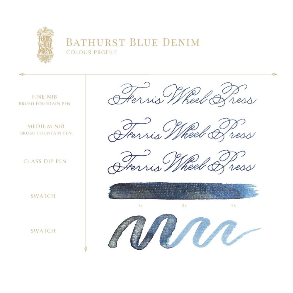 Ferris Wheel Press - Fashion District Collection - Bathurst Blue Denim (38mL)