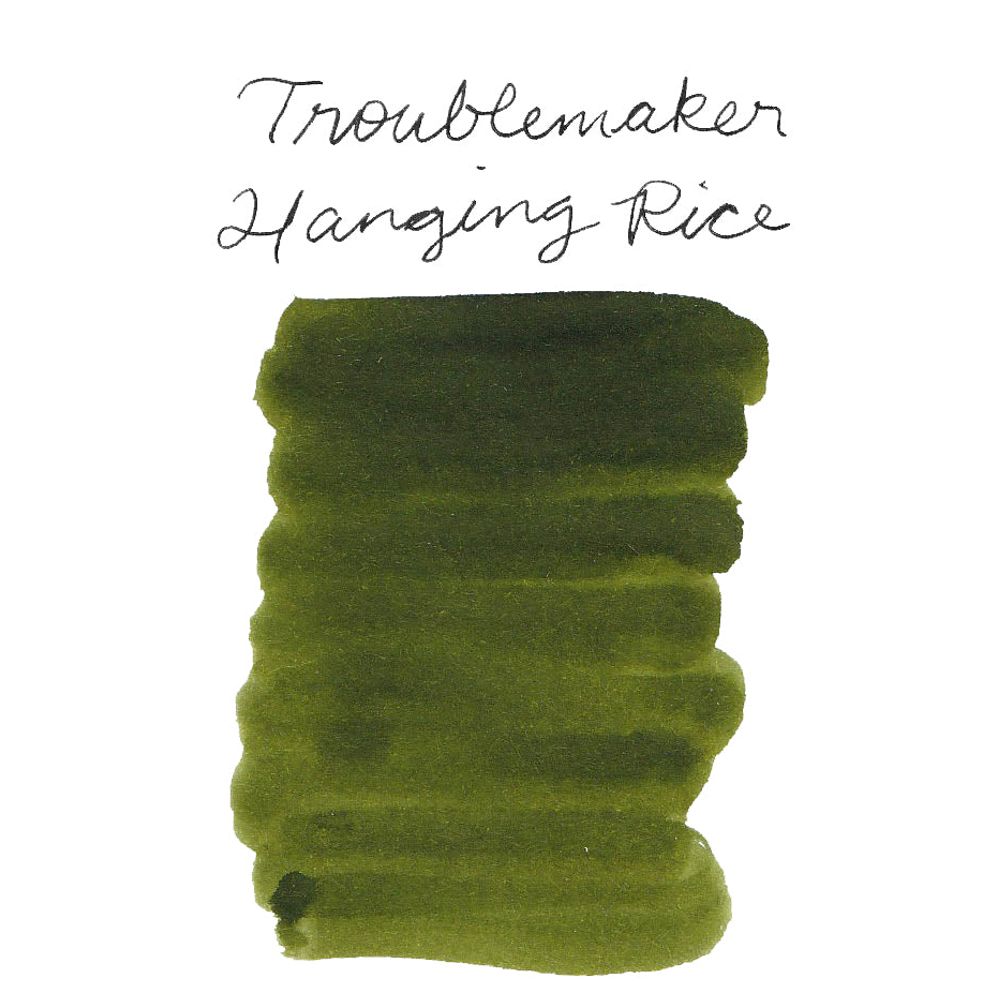 Troublemaker Inks  (60mL) - Fountain Pen Standard Inks - Hanging Rice