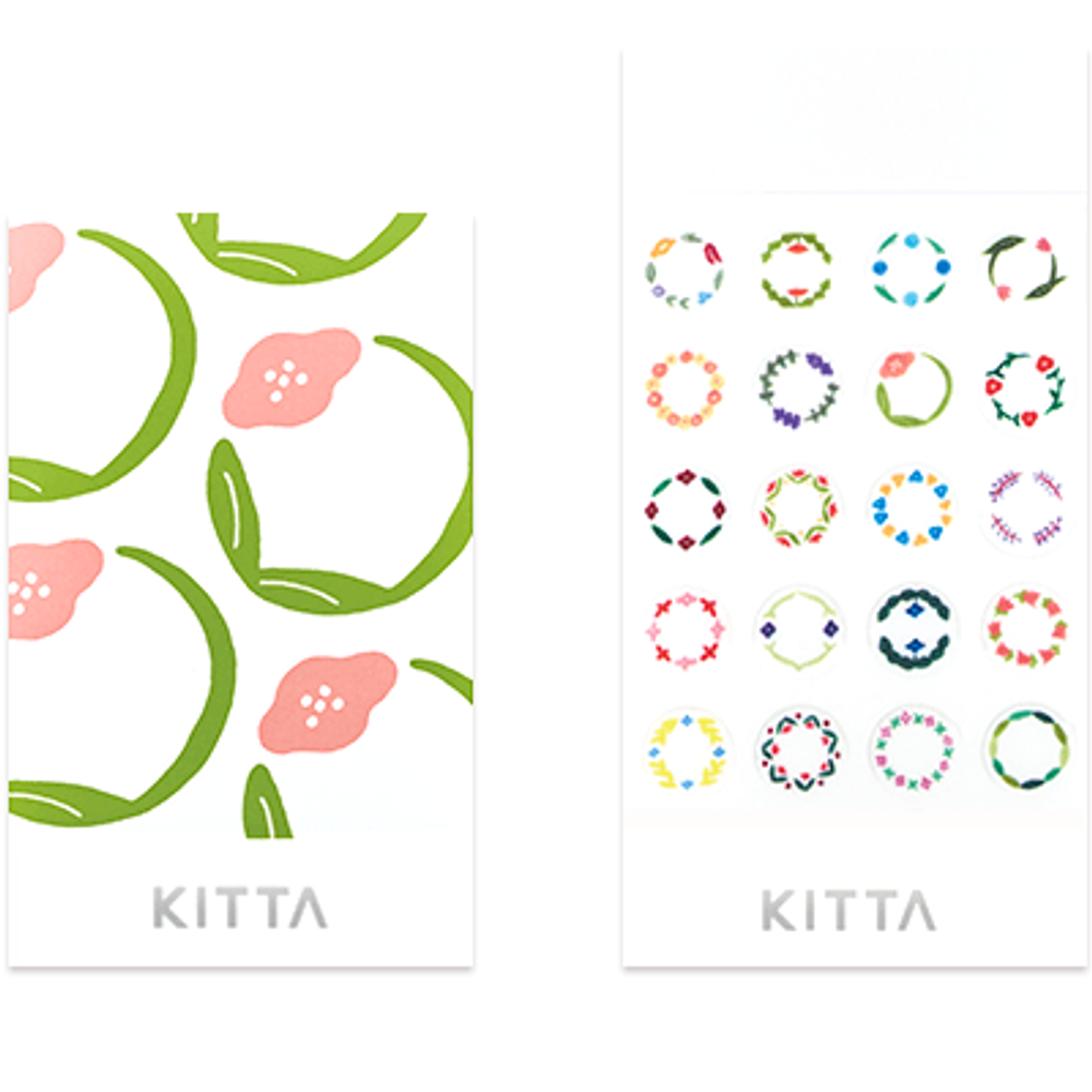 KITTA Seal - Circle (Flowers)