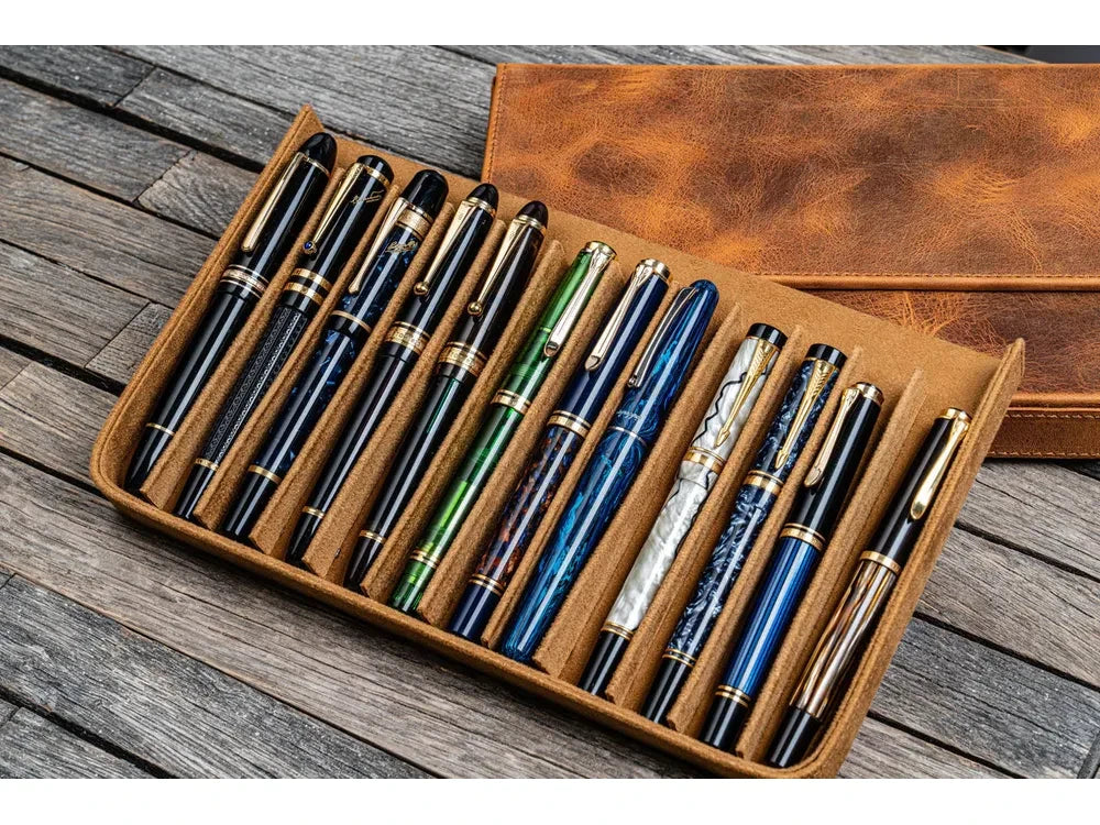Leather fountain deals pen