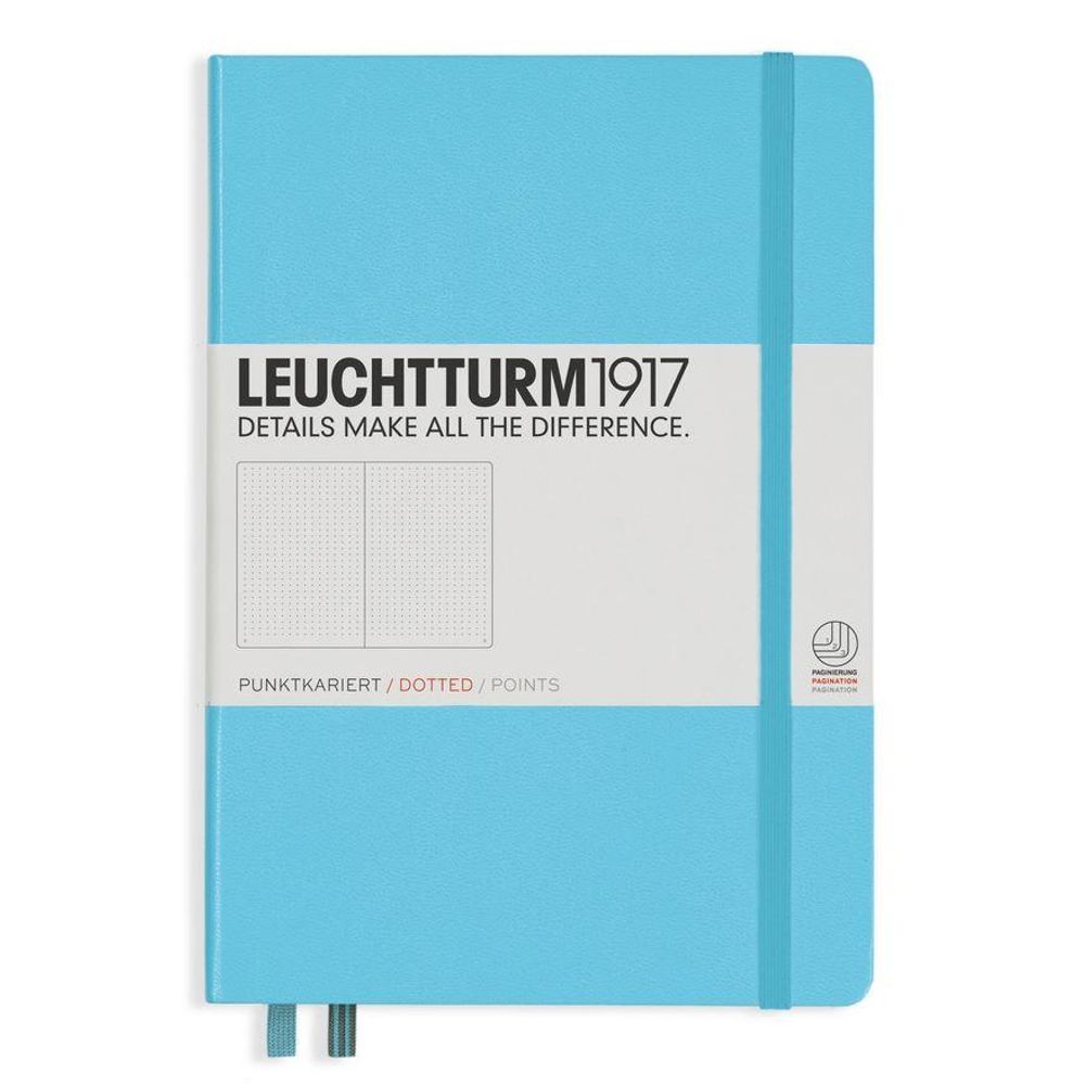 Leuchtturm Hardcover A5 Notebook - Ice Blue (Dot)