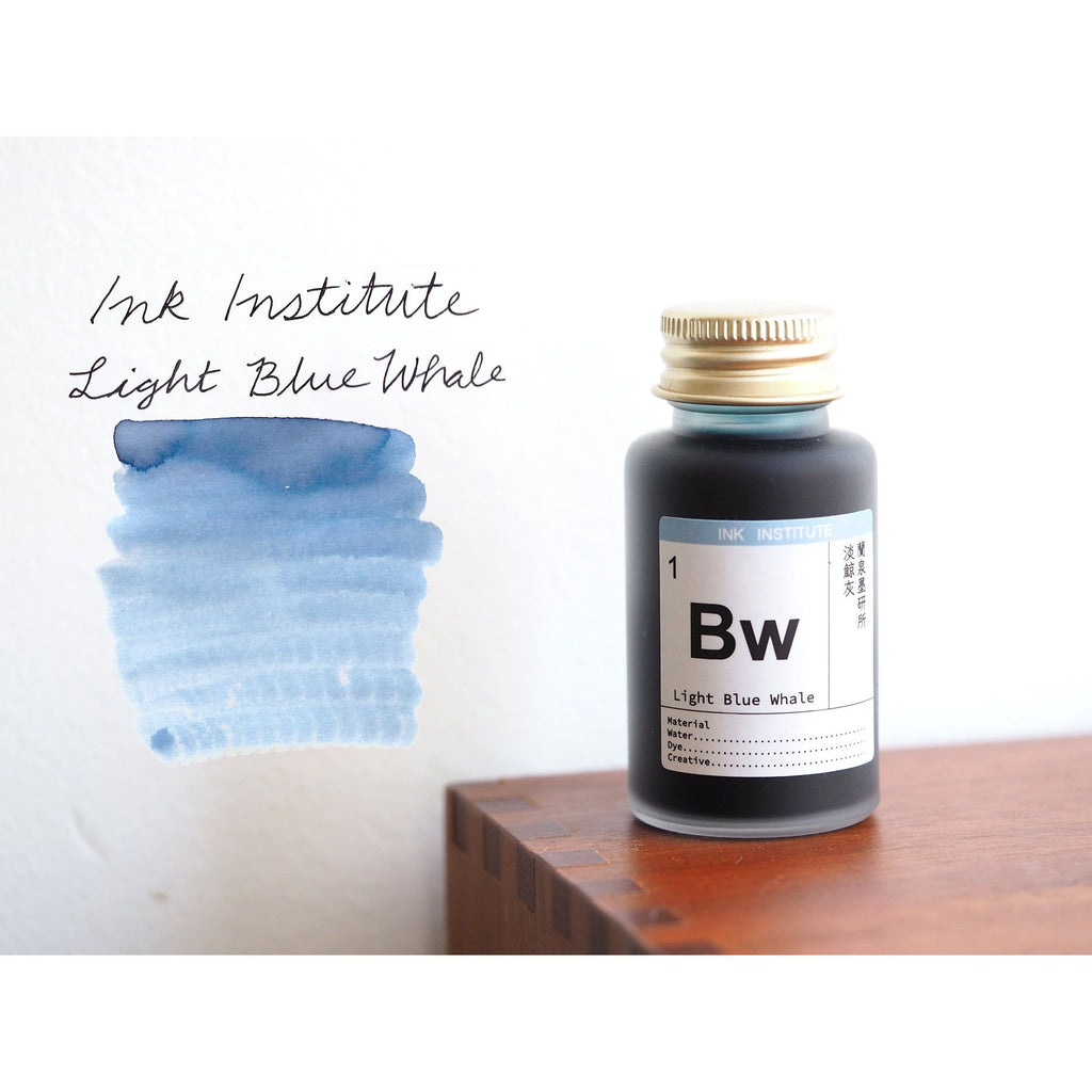 Ink Institute Fountain Pen Ink (30mL) - Light Blue Whale
