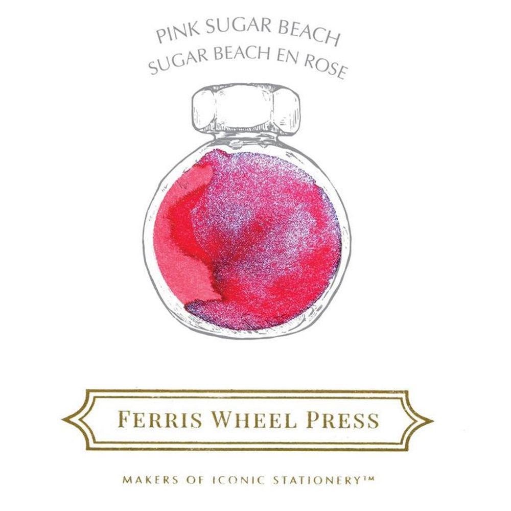 Ferris Wheel Press Fountain Pen Ink (38mL) - Pink Sugar Beach