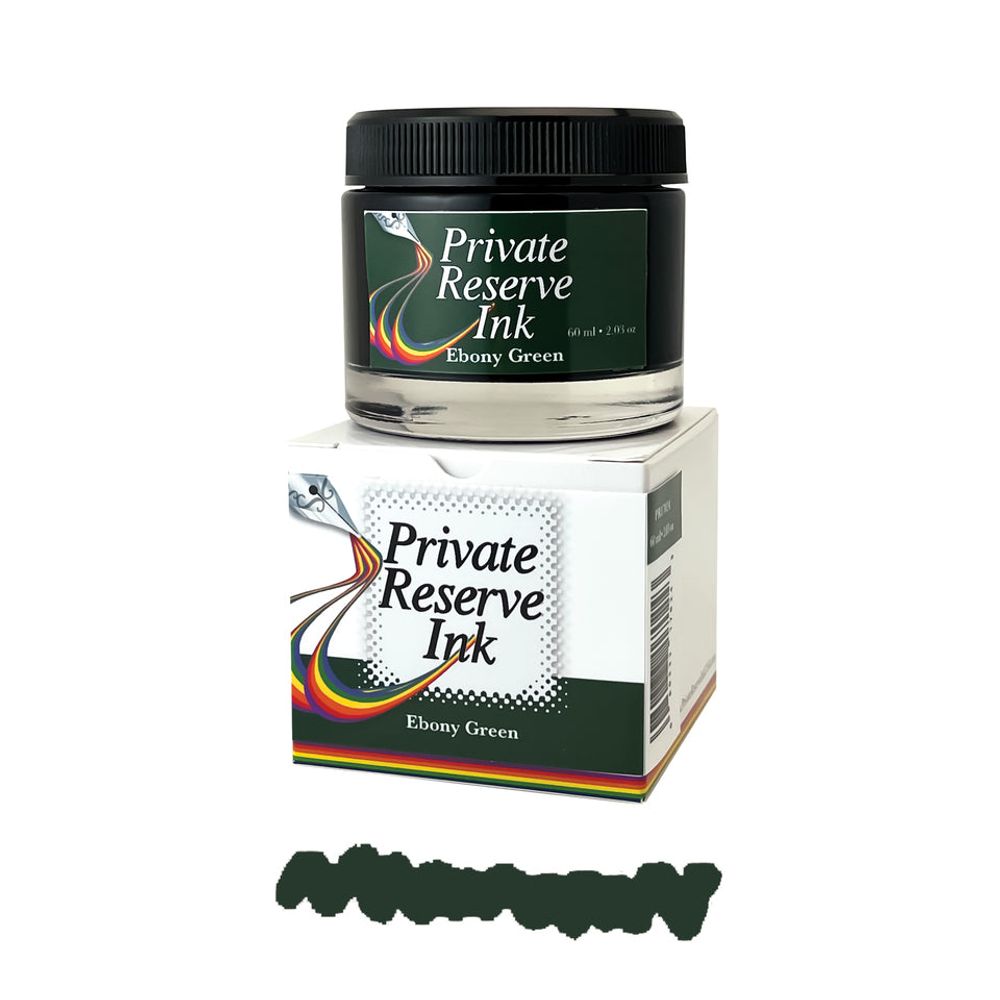 Private Reserve Fountain Pen Ink (60mL) - Ebony Green