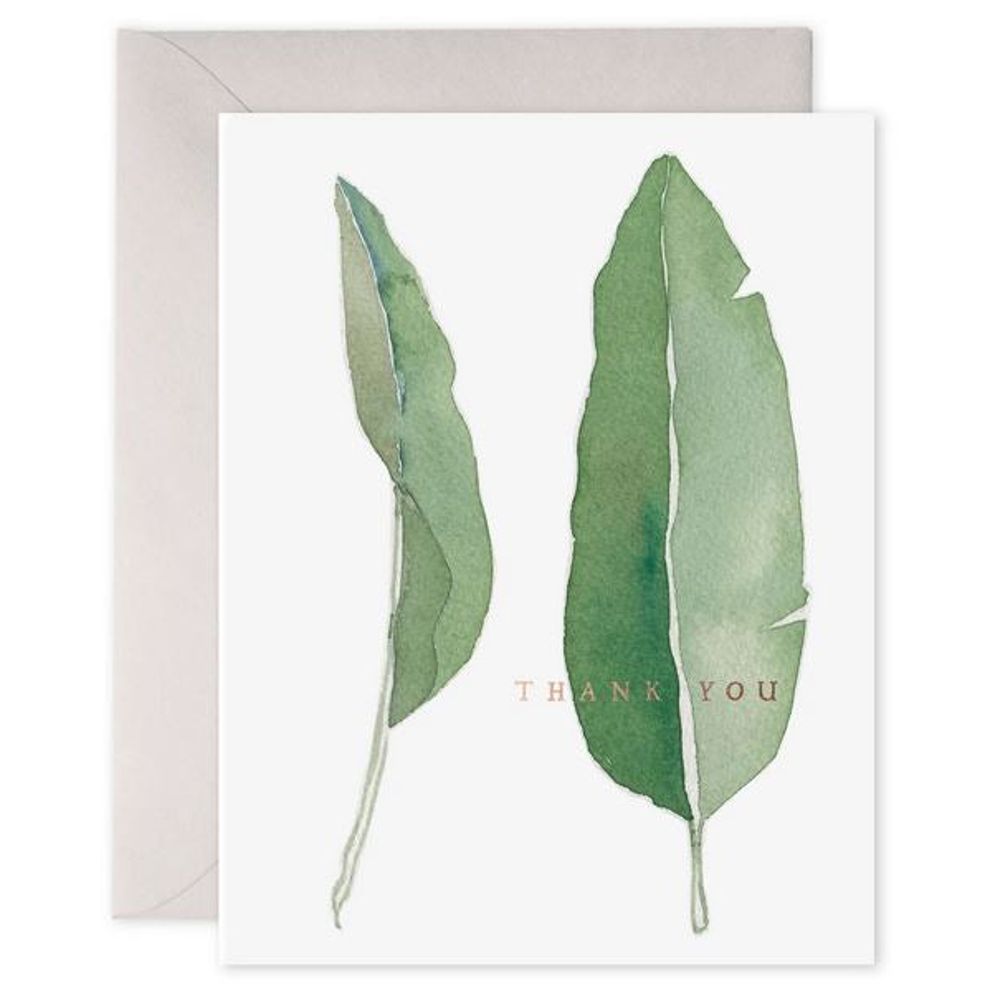 E. Frances Paper - Card - Thank You Leaves